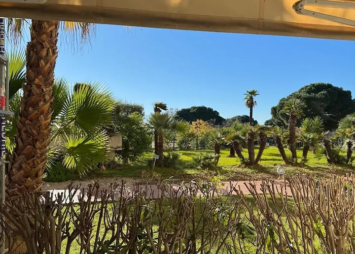 T2 Cosy En Bord De Avec Terrasse, Piscine Et Parking Lägenhet Antibes